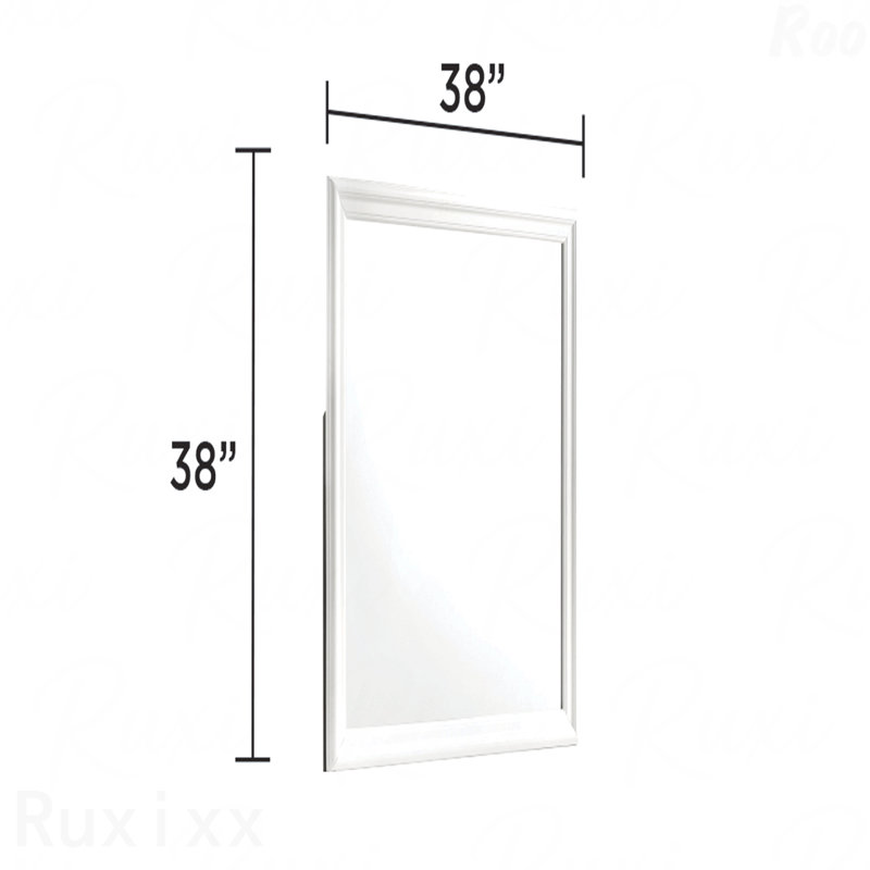 Miroir d'appoint Modern, Blanc