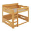 Lit superposé grand sur grand avec tablettes de rangement et ports USB-45219742
