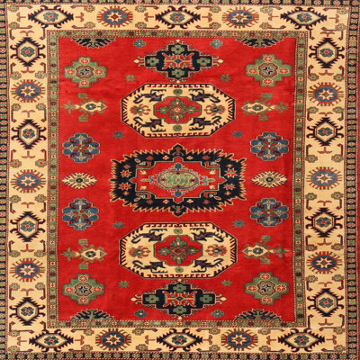 Tapis orange Southwestern