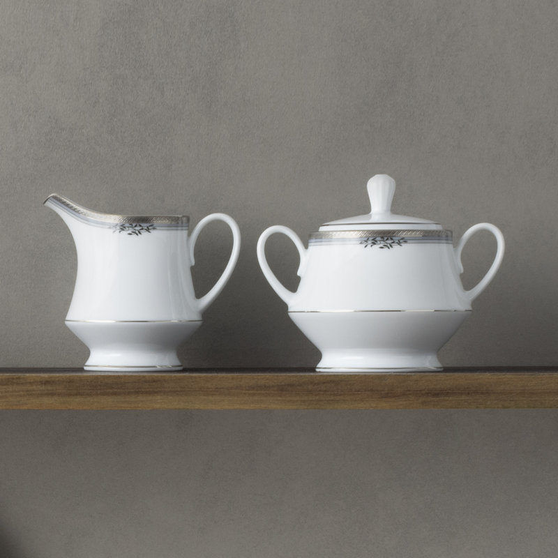 Noritake Laurelvale Sugar & Creamer Set