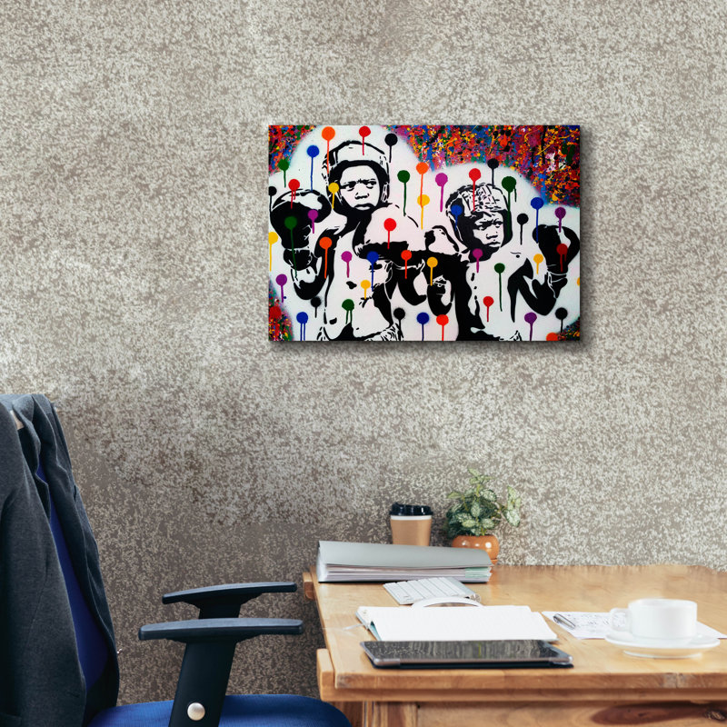 " Boxer Rainbow Drips " by Abstract Graffiti