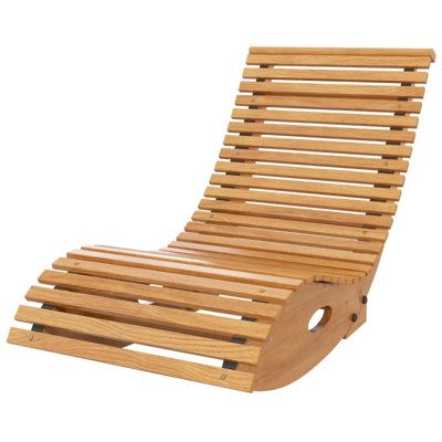 Chaise berçante en bois, chaise berçante d'extérieur