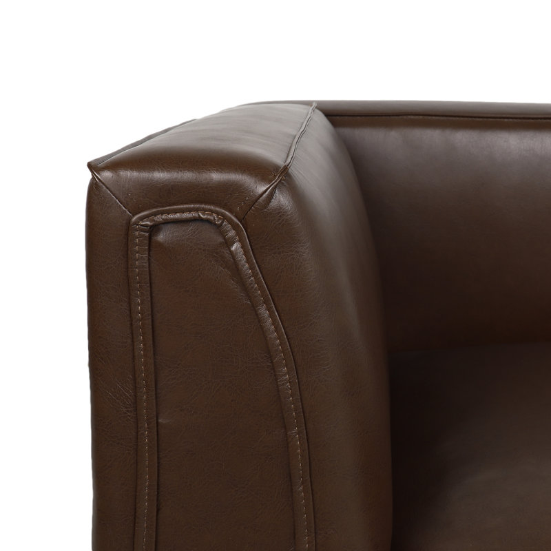 Faux Leather Sectional