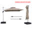 Parasol carré 11 '-88736510