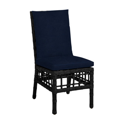 Newport Woven Side Chair - Onyx