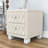 Nightstands, Traditional Narrow Nightstand with 2 Drawers-1754256904