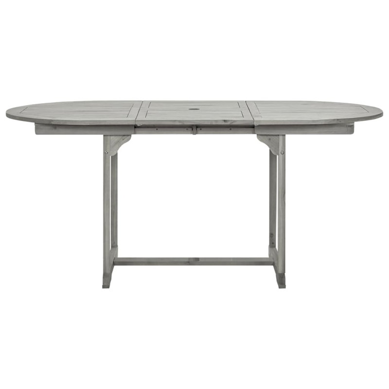 Table basse en bois, L 39,4 po x L 47,2 po x H 29,5 po, gris