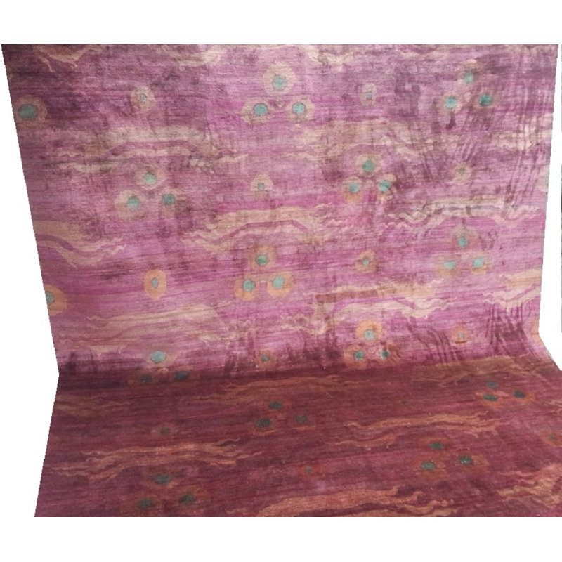 Rumi Silk Dragon Rose Rug