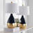 Ensemble de lampes de table standard de 24 po Akeilah-1780609556