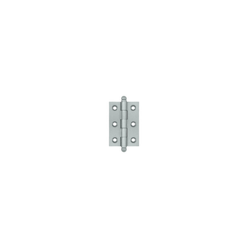 2.5'' x 1.69'' Butt Bearing Hinge, Brushed Chrome