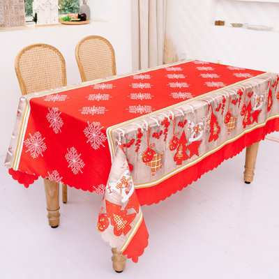 Nappe de Noël Merry Christmas Decorations for Home Christmas Table Cover Navidad Noel