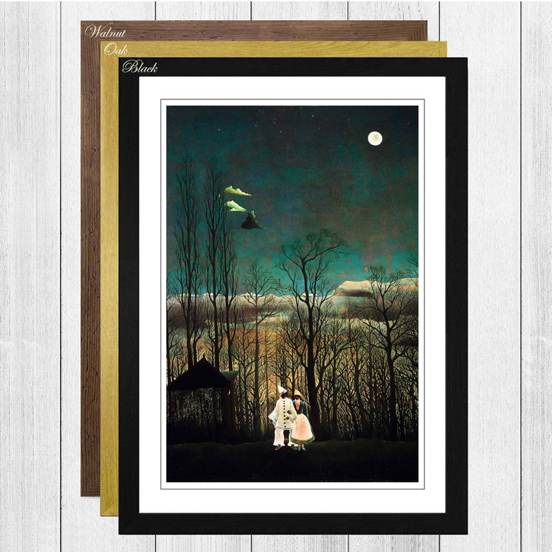 Henri Rousseau - Single Picture Frame Painting, Black