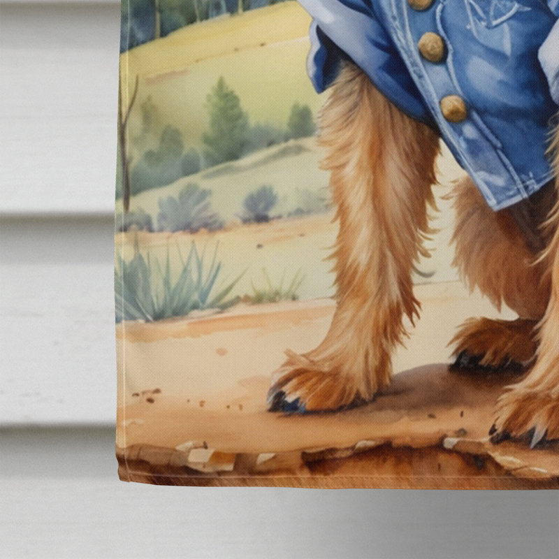Drapeau Cowboy Welcome House, Terrier australien