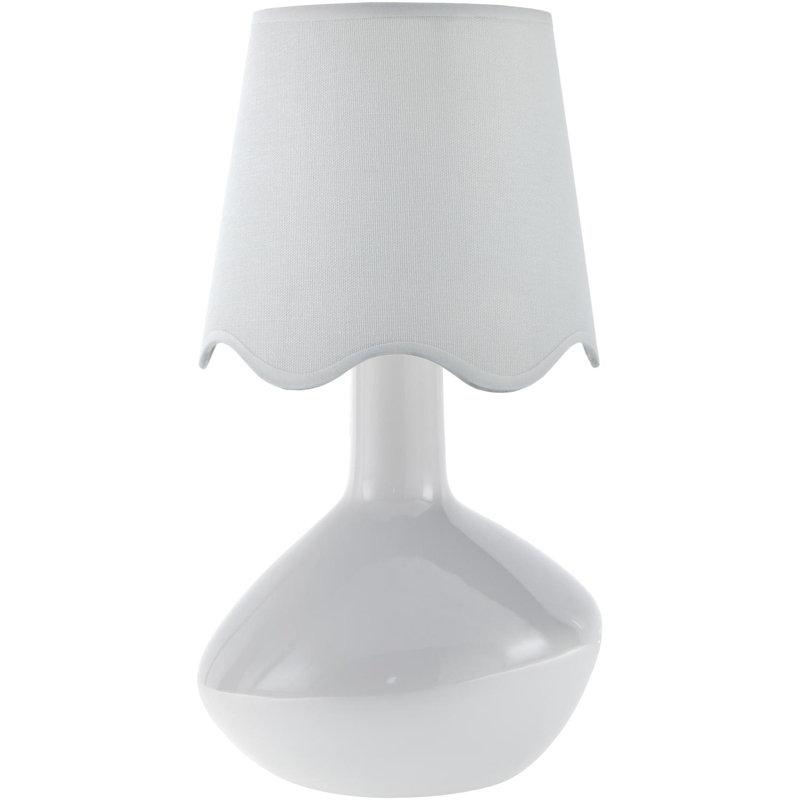 Lampe de table d'appoint, Blanc, Blanc