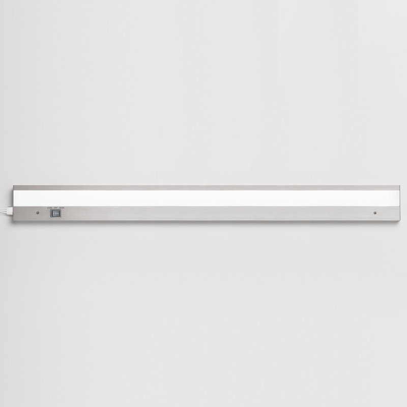 Luminaire de travail sous-armoire à DEL DUO AC-LED, Aluminium brossé, H 1 po x l 30 po x P 2,75 po