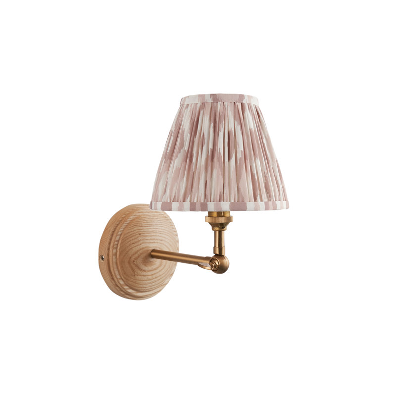 Wood Wing Armed Sconce
