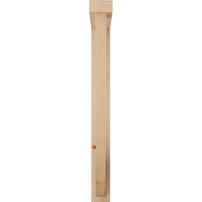 Support de bloc traditionnel avec entretoise décalée, 40 x 28, Sapin Douglas de l 4 po (scié brut)