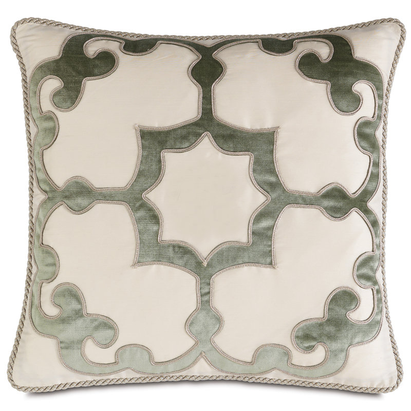 Lourde Appliqued Throw Pillow