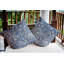 Coussin cubique carré à imprimé floral Zentangle-111784115-111784117
