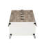 Ensemble de chambre à coucher moderne 3 pièces avec commode double, commode et table de chevet Dumbo-1212503081
