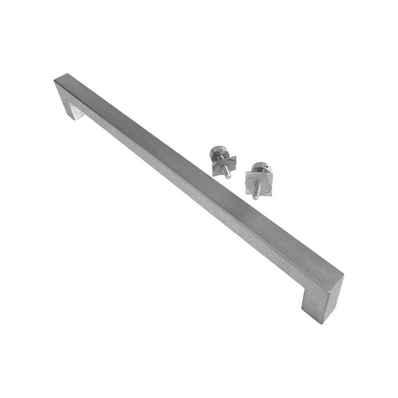 Poignée de porte / poignée d'électroménager - Barre carrée 24 "C / C 25mm x 25mm, Noir, noir, noir, noir