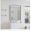 Miroir mural mural noir, design moderne avec galvanoplastie avancée pour une utilisation à l'épreuve de la poussière et de l'humidité