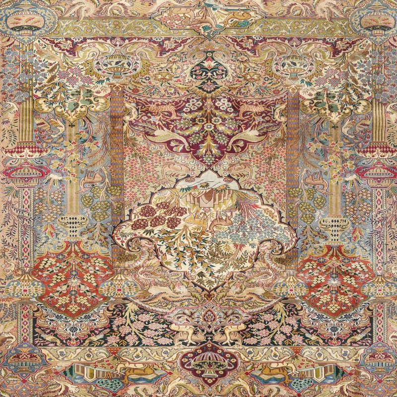 Oriental Indoor Rug, Square 7'