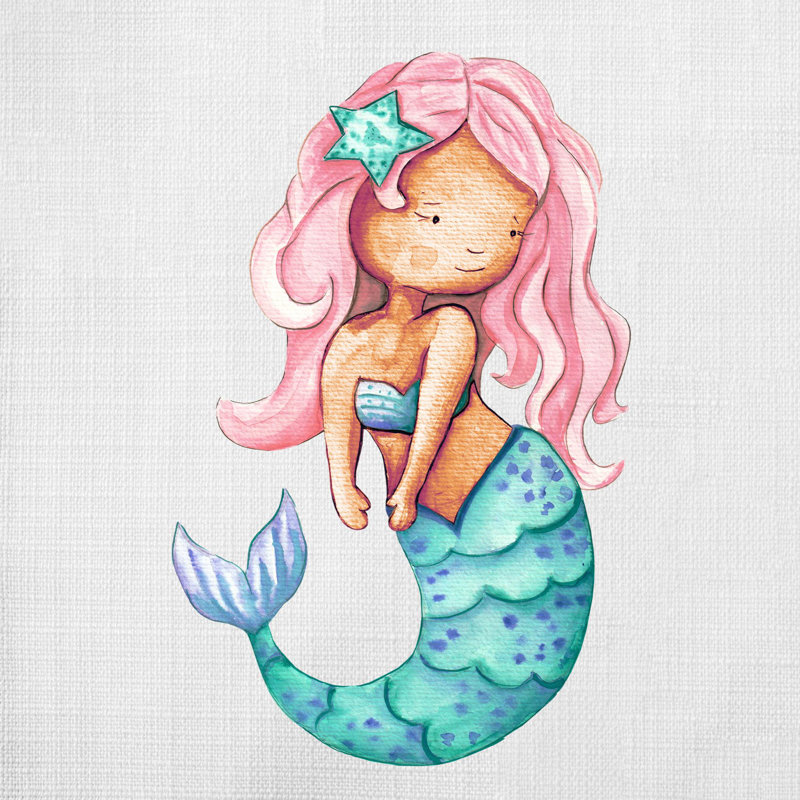 Nautical Sea Life_361 - Coussin décoratif en polyester, H 14 po x l 14 po