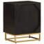 Ashika 40cm W Iron Bedside Table