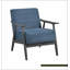 Fauteuil bleu à 4 pieds Tadcaster-1498030551