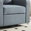 Chaises d'appoint avec rangement, chaise pivotante en polyester pour la maison