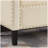 Upholstered Tufted Button Storage Bench with nails trim,Entryway Living Room Soft Padded Seat with Armrest,Bed Bench--1308359402