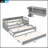 Twin Wood Daybed With 2 Trundles, 3 Storage Cubbies, 1 Light For Free And USB Charging Design-1588852643