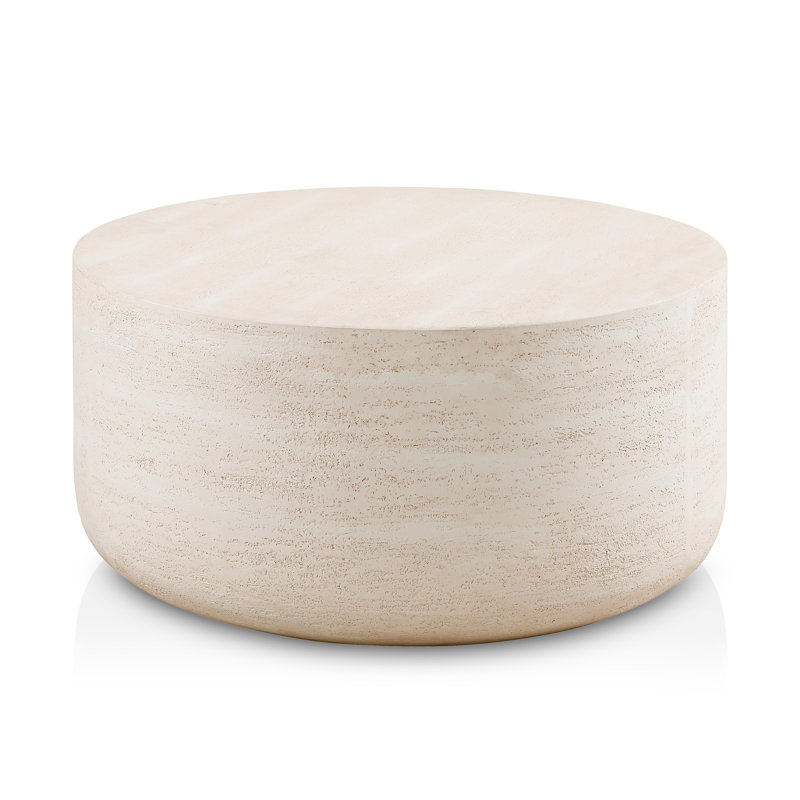 Table basse ronde en céramique Durkin
