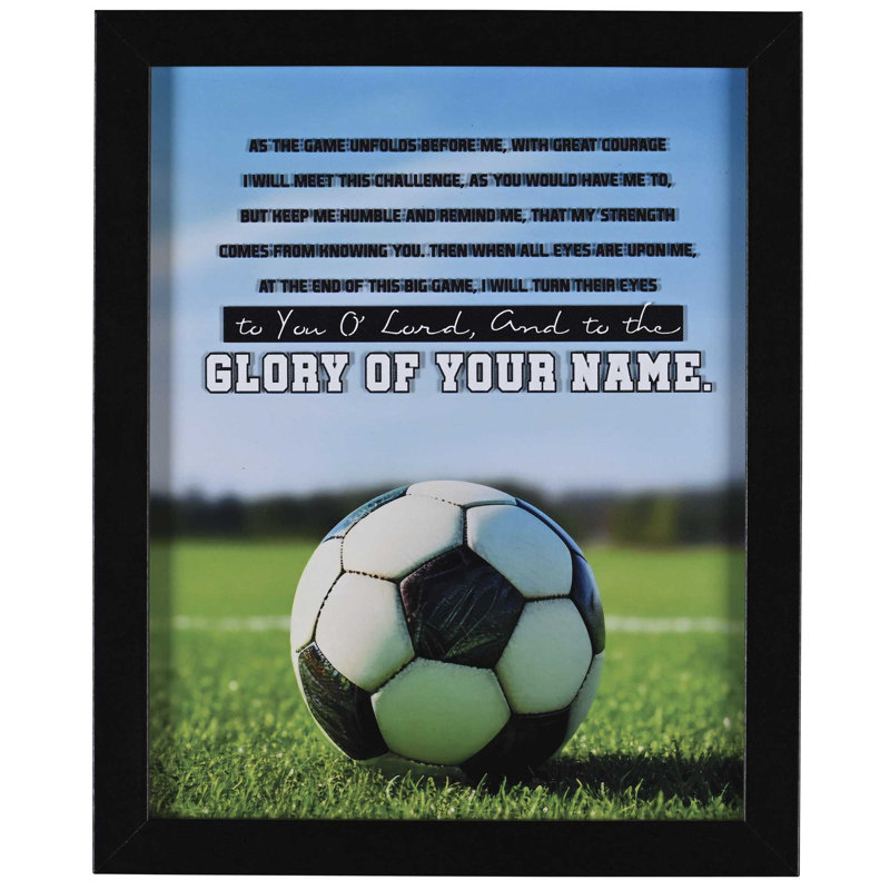 Framed Art Soccer As The Game