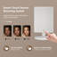 Rectangle Freestanding Makeup / Shaving Mirror