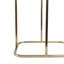 Sagebrook Home 24X15" Agate Top C-Table, White/Gold-1821522420