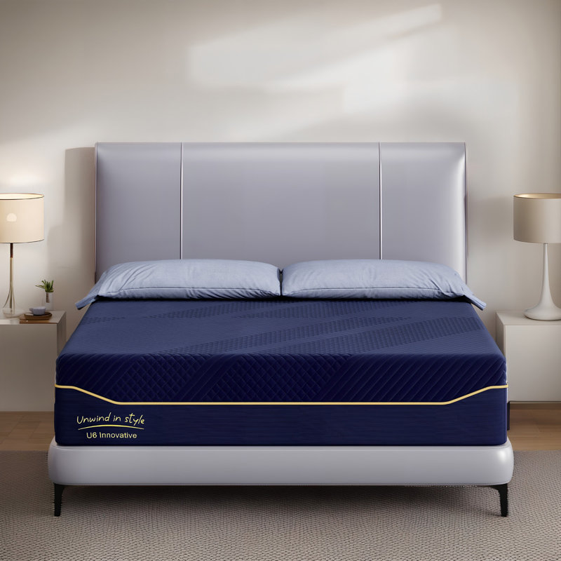 Hillis Memory Foam Mattress - Medium Feel - Infused With Bamboo Charcoal And Gel, 10", Queen