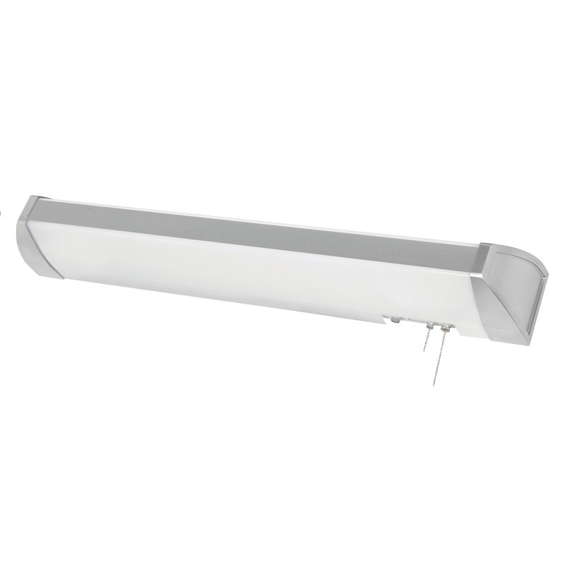 Applique murale 3 lumières Esker, Nickel brossé, 5,38" H x 51,94" L x 6,25" D