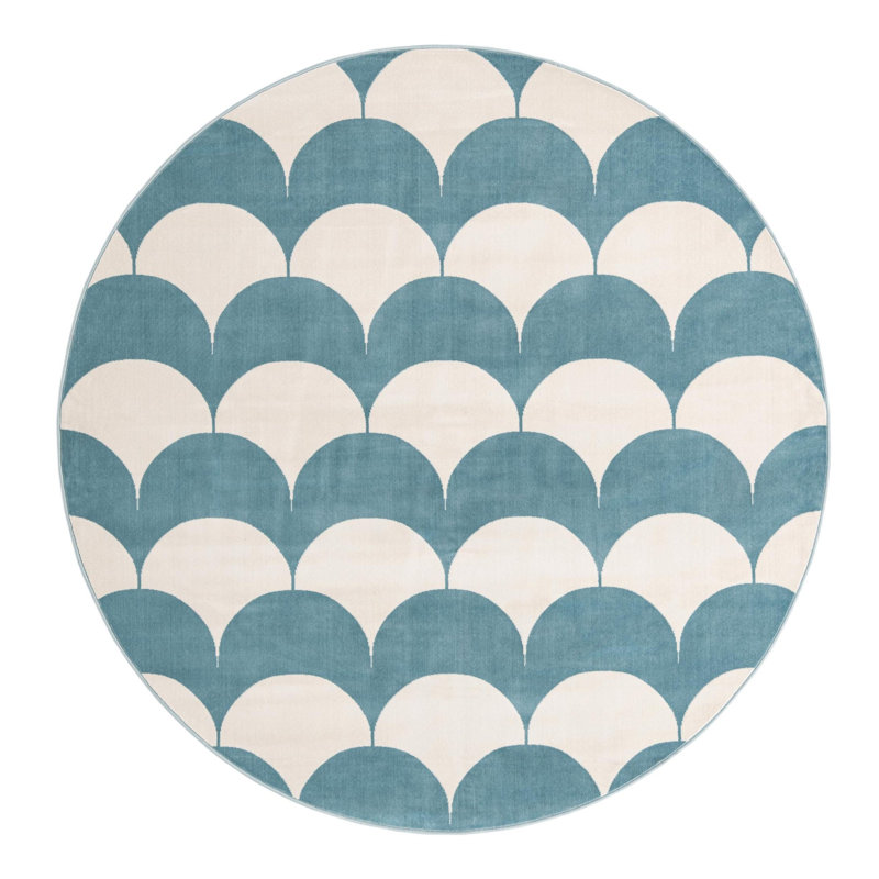 Unique Loom Arches Whimsy Kids Rug, Round 7'10"