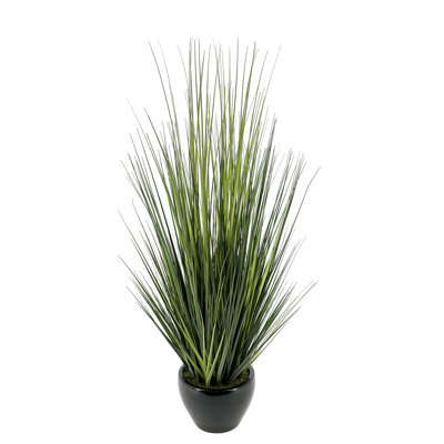 42'' Faux Grass in Ceramic Pot