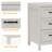 3 Drawers Nightstand-1040848110