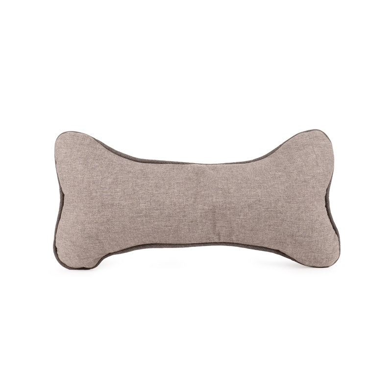 Coussin GreenDog Luxe, Gris clair, L / XL (l 19 po x H 10 po)