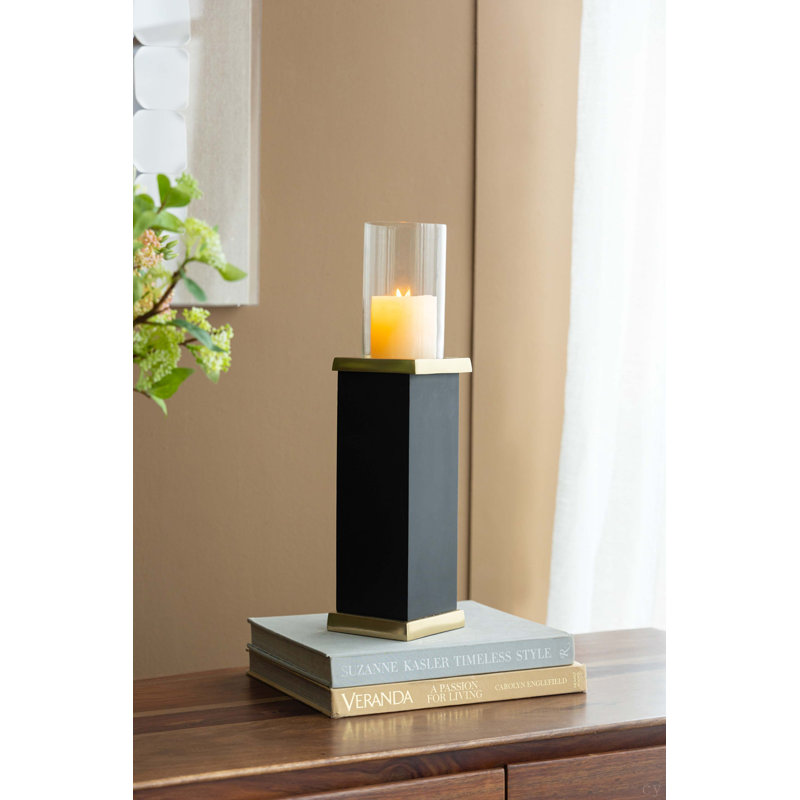 4.5X4.5X18" Pillar Hurricane On Stand