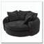 Fauteuil d'appoint rembourré en tissu chenille-928499250