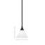 Stem Hung Mini Pendant Shown In New Age Brass Finish With White Muslin Glass-22608279-22608282
