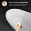 Baignoire de trempage profonde 65 po-110437438