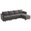 Canapé modulaire en L Sabira-86755854
