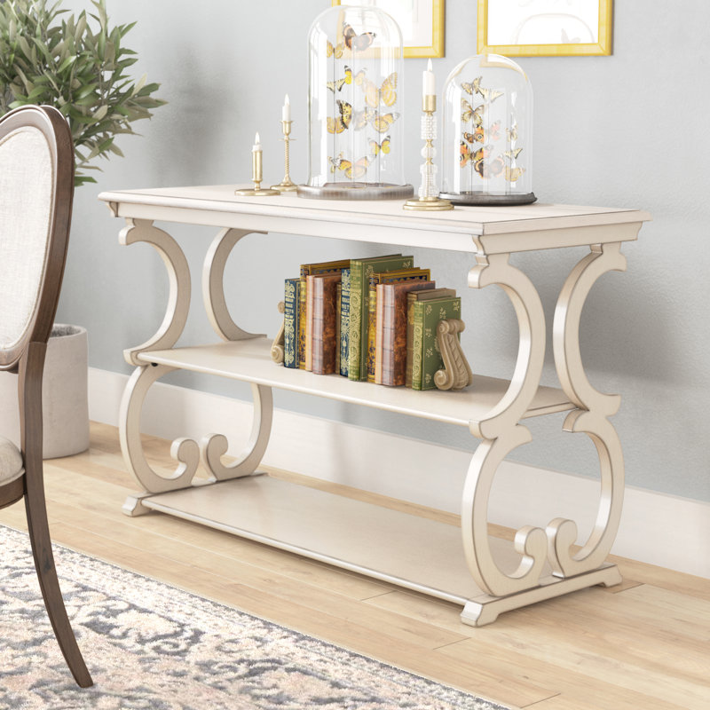 Console de 48 po Huntingdon, Blanc antique