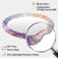 Grand miroir mural asymétrique Ethereal Rose Hue